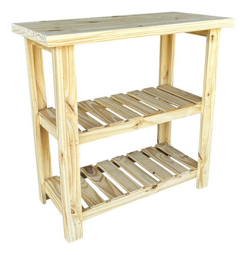 Mesa Quesera 60 Cm Oferta Pino Macizo Desayunador 0