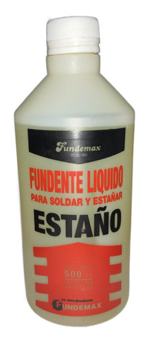 Fundente Líquido Para Soldadura Estaño X500cc Fundemax 0