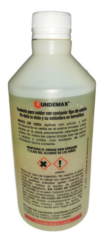 Fundente Líquido Para Soldadura Estaño X500cc Fundemax 1