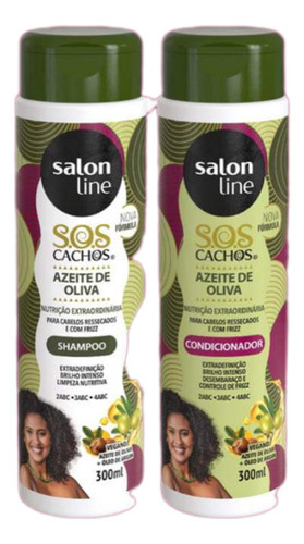 Salón Line S. O. S Cachos Shampoo Y Acondicioazeite De Oliva 0