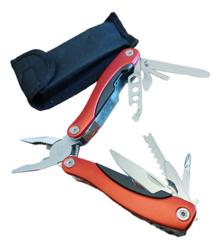 Pinza Multifuncional  Con Funda De Acero Inoxidable 0