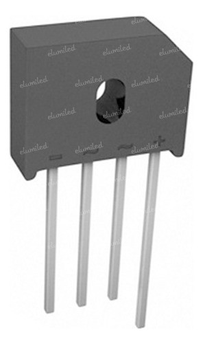 Kbu10m Puente Rectificador 10a 1000v Pines En Linea Pack X1 0