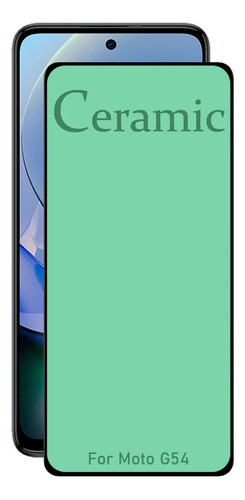 Película 9d Cerâmica Flexível Para Motorola Moto G54 5g 0