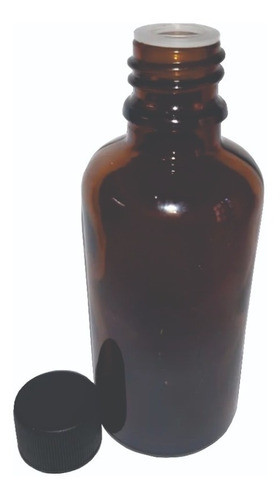 Frasco Vidrio Ambar 100ml Tapa, Válvula Antiderrame Packx50 0