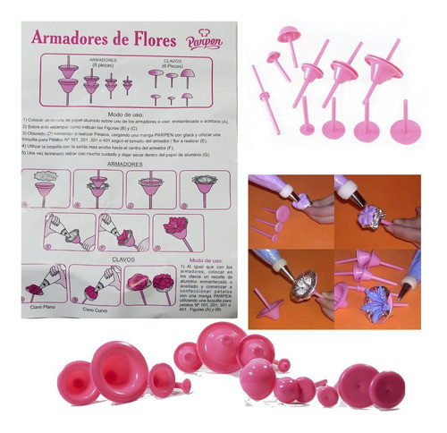 Set Armador De Flores Parpen X14 Piezas Cotillon Sergio Once 0