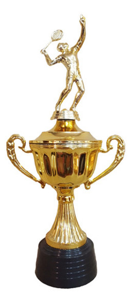 Copa Plástica Con Asas Alegoría Tenis Tennis Trofeo 28cm 0