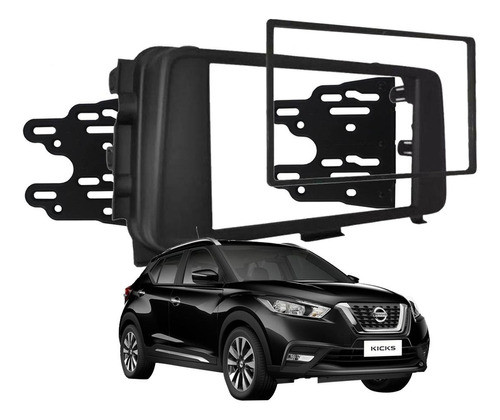 Marco Adaptador Estereo 2 Din Nissan Kicks 2017 Pantalla 0