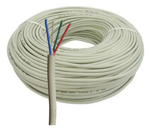 Cabo Manga 4 Vias 30 Metros 4x26 Awg Para Led's De Piscina 0