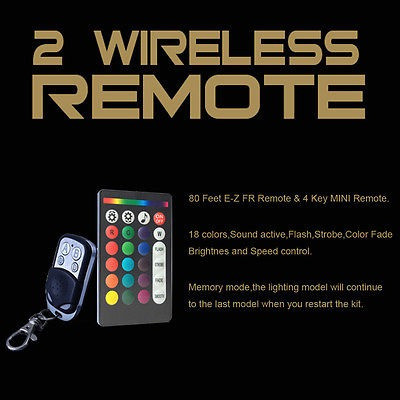 14 Pods Led Motocicleta Neon Kit De Luz De Acento Para Suzuk 1