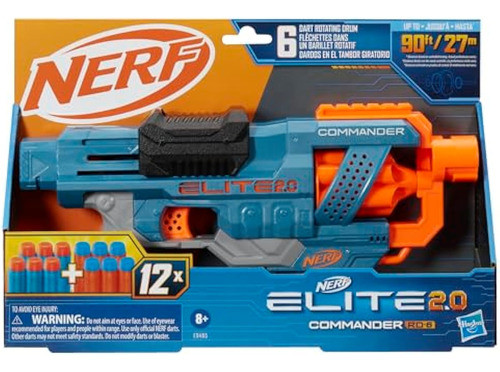 Nerf Elite 2.0 Commander Rd-6 - Lanzador De 1