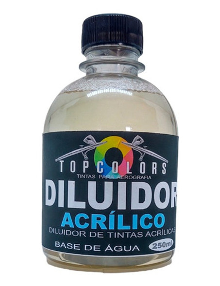 Dilui Dor Para Aerografo 250ml Limpa E Dilui Tintas 0