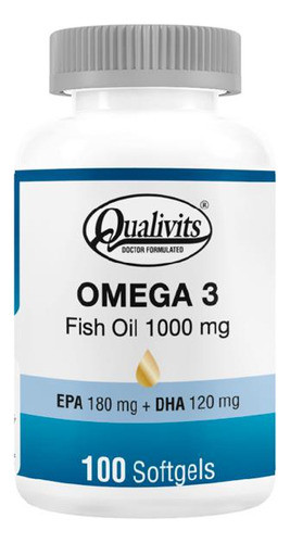 Omega-3 Fish Oil 1000 Mg 100 Cápsulas 0