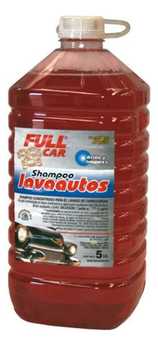 Lava Autos Shampoo Full Car Concentrado Rojo Ph Neutro 0