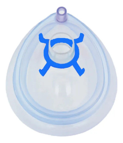 Máscara Anestesia C/ Coxim Inflável Nº5 Adulto Grande Comper 0