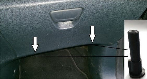 Perno Gaveta Ford Fiesta Kinetic Impreso 3d 1