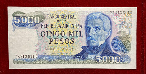 Billete 5000 Pesos Ley Bottero 2476 0