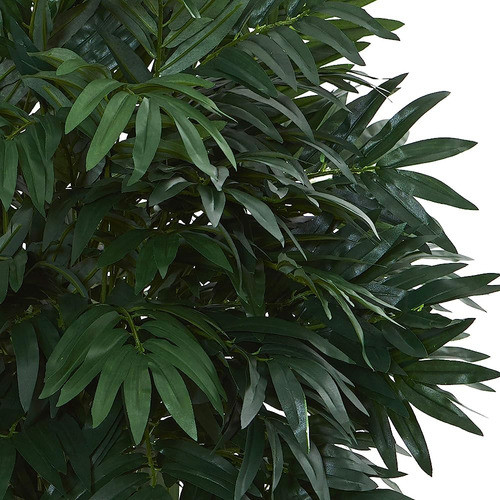 Casi Natural 6384 Planta Artificial De Palma De Bambú Doble 1