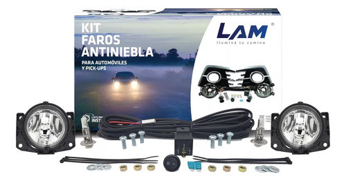 Kit Faros Auxiliares Idea Adventure 2007 A 2016 S/ Rejilla 0