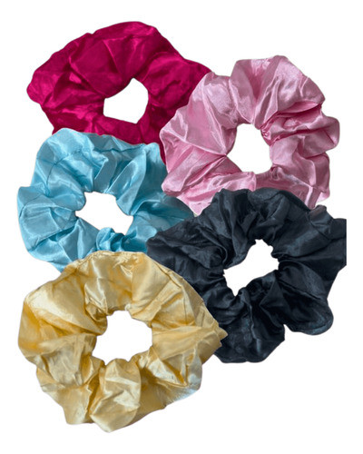 Amarrador De Cabelo (scrunchie) Em Cetim 1