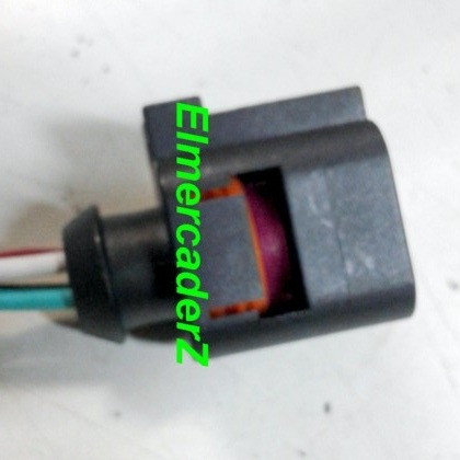 Ficha Terminal Conect 4 Vias Vw Fox Suran Sensor Temp 1