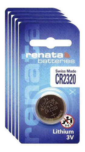 Pila Cr2320 Renata Botón - 1 Unidad 3v Cr 2320 0
