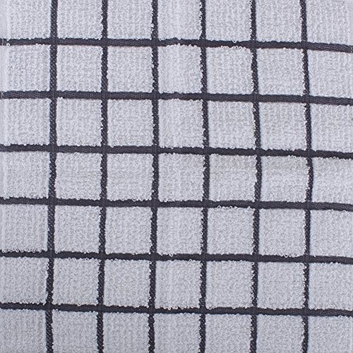 The Weavers Blend Juego De 8 Terry Dish Cloths Check Design 1
