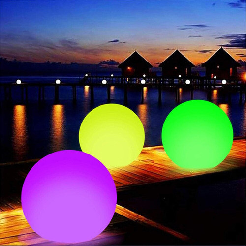 Bola De Jogo De Piscina De Praia De 40 Cm Com Luz Led Summer 1