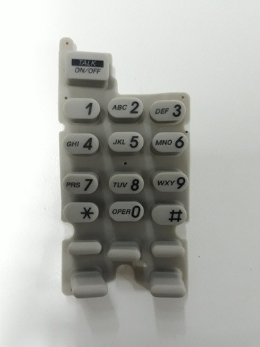 Teclado De Goma Para Teléfono Panasonic 3620 0