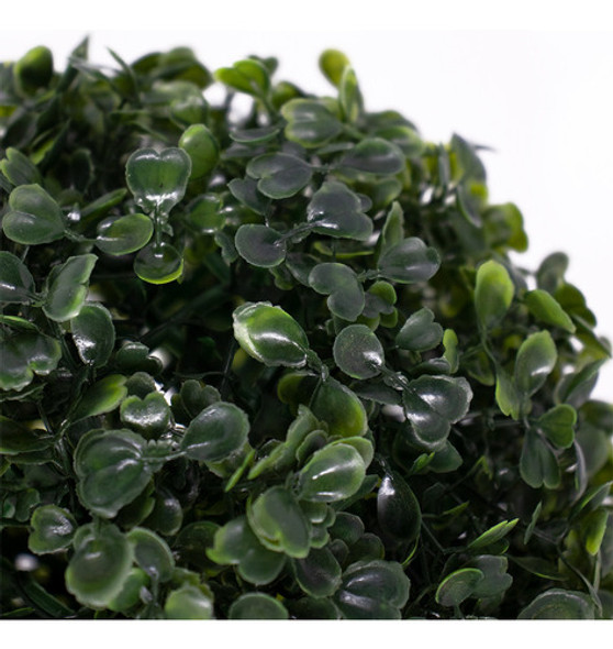 Buxinho Artificial Bola De Grama Decorativa Sintética 17cm 1