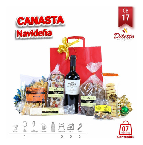 Canasta Navideña Diletto Nº 17 0