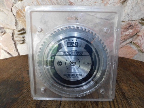Hoja De Sierra Circular Neo 60d 7 1/4 1