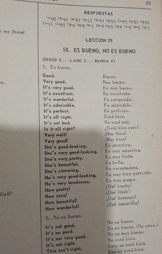 Curso De Inglés 1957 En 4 Vinilos De Colección + 2 Cuadernos 1