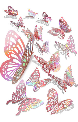 Mariposas 3d Para Decoracion, Hogar, Fiestas 60pcs. - B 0