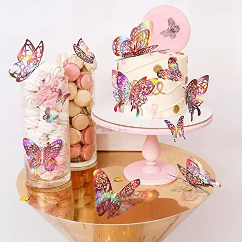 Mariposas 3d Para Decoracion, Hogar, Fiestas 60pcs. - B 1