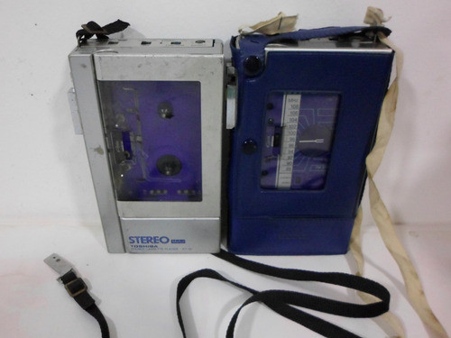 Lote Walkman Toshiba Vintage 1981 Reparar Stereo Retro Japan 0