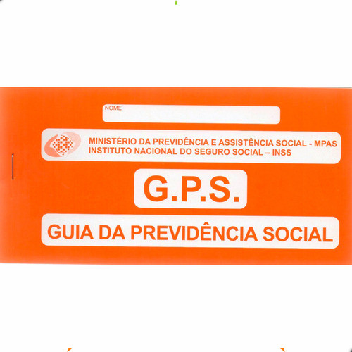 10 Carnê Guia Previdência Social G.p.s. C/carbono 12fls 1048 1