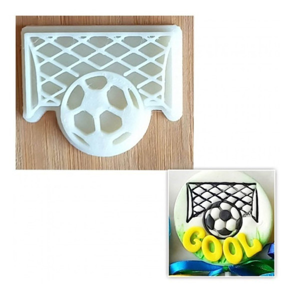 Carimbo Marcador Futebol - Bola E Trave 5,5cm 0