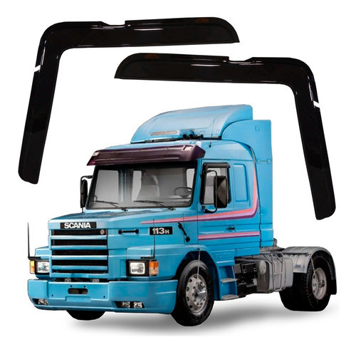 Jogo De Calha De Chuva Para Caminhão Scania T R 112 113 0