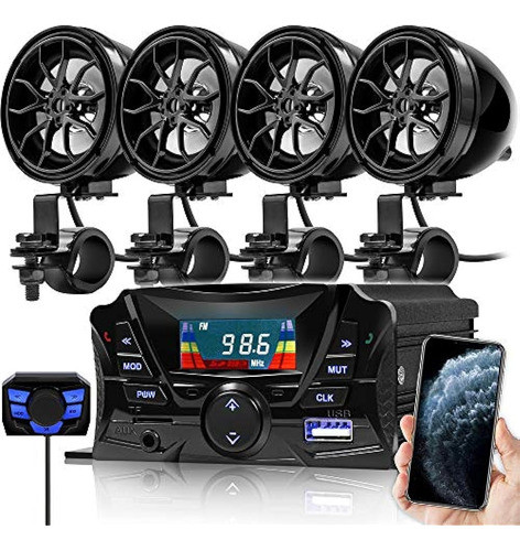 Gohawk Altavoz Bluetooth Impermeable Para Motocicleta De 30 0