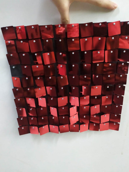 30painel Mágico Festa Painel Shimmer Wall 30cmx30cm Vermelho 1