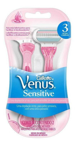 Barbeador Gillette Venus Sensitive 2 Unidades 0