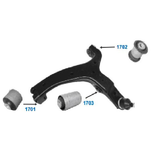 Kit X6 Bujes Parilla Inferior Capemi Para Volkswagen Amarok 1 Kit X6 Bujes Parilla Inferior Capemi Para Volkswagen Amarok 1