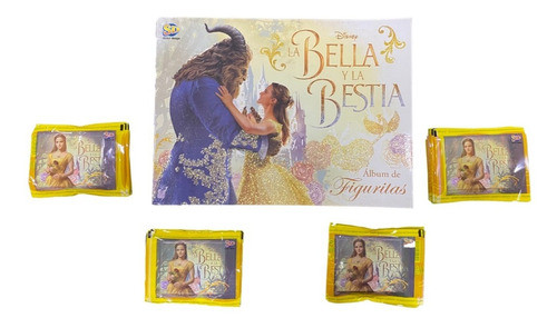 Album Figuritas La Bella Y La Bestia + 200 Sobres Figuritas 0