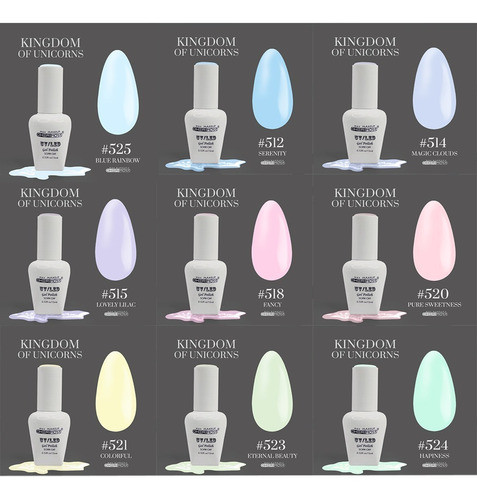 Esmalte Semipermanente Combo P 4 Primer Sin Acido + 4 Color 1