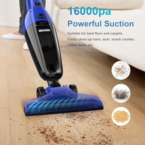 Devoactech R5s Stick Vacuum Cleaner, Extra Long 1
