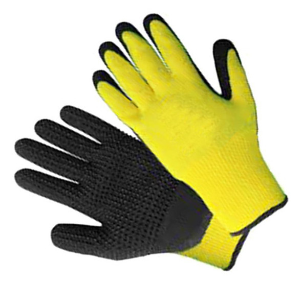 Guante Con Latex Amarillo Y Negro Krain g P 0