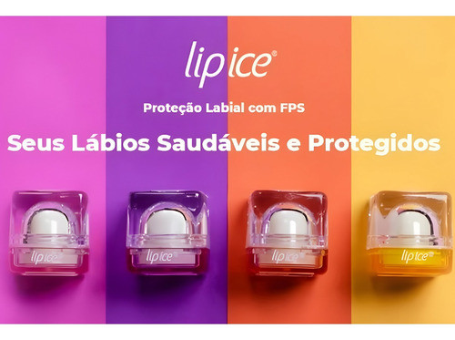 Kit 3 Unidades - Lip Ice Cube Fps 15 - Romã & Blueberry 1