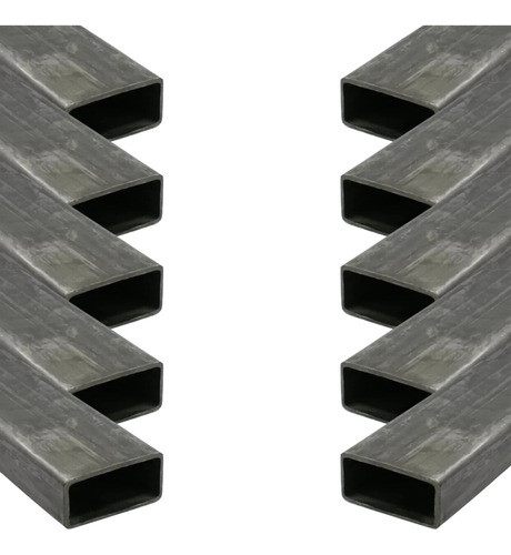 Aço Metalon Tubo 50x30 10 Peça 2 Metros 0