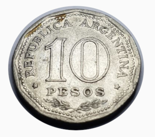 Moneda Argentina 1966 10 Pesos Conmemorativa 1
