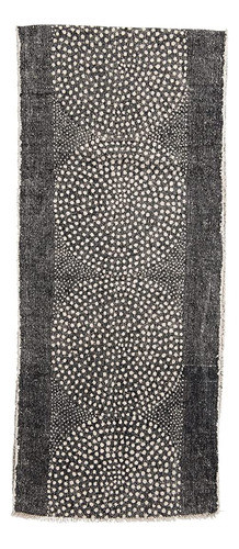 Creative Co-op Stonewashed Cotton Canvas Dot Pattern And Fra 0